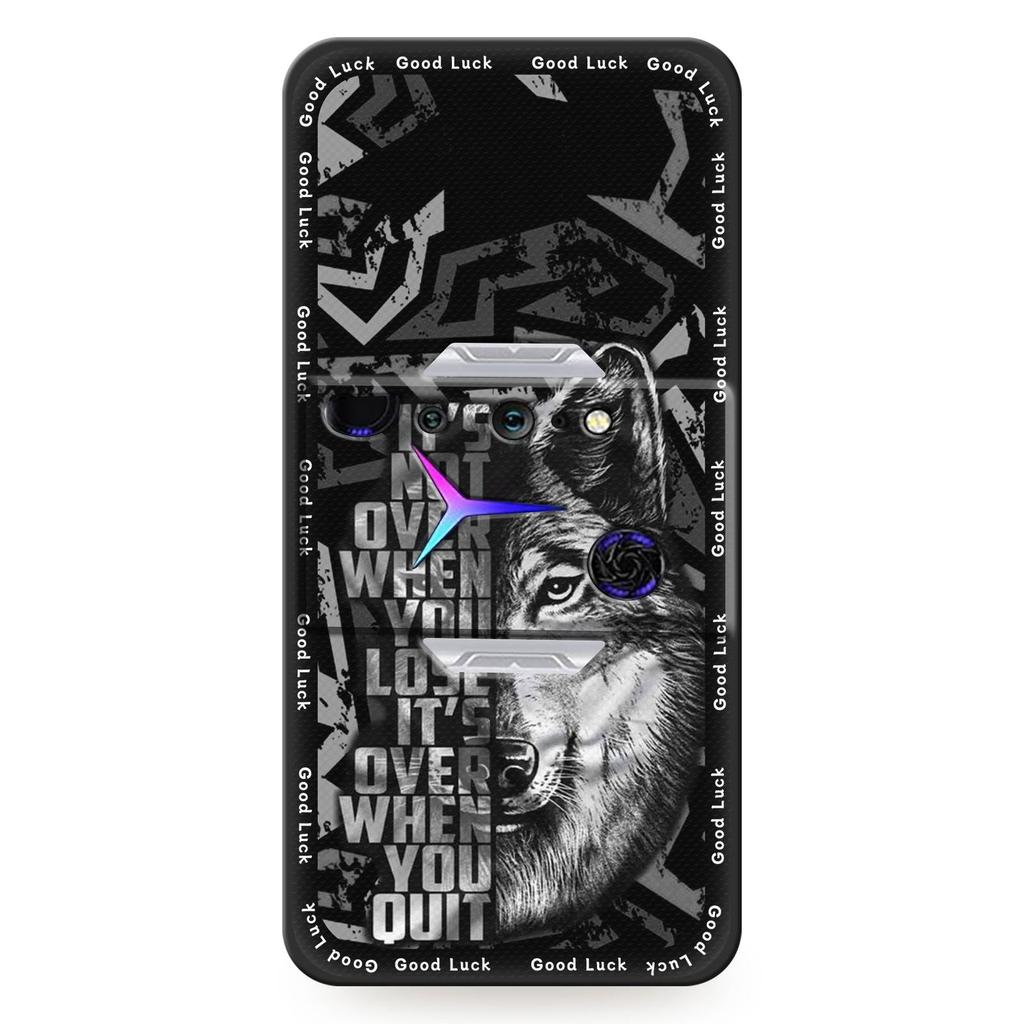Full Wrap Silicone Phone Case For Lenovo Legion2 Pro/Duel 2 Shockproof Dirt-resistant Graffiti Protective Soft Case Cute