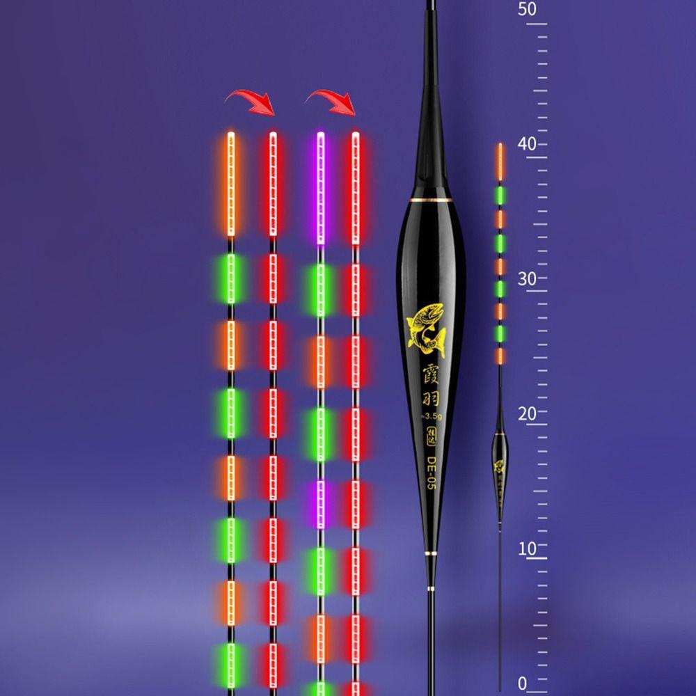 2 шт. Индикатор Электронный рыболовный поплавок Буй Поклевка Скальная рыбалка Поплавки Светящийся поплавок Длинный хвост