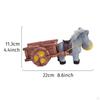 Donkey Figurine Ashtray Ash Tray Desktop Ornament for Fireplace Desk Cabinet