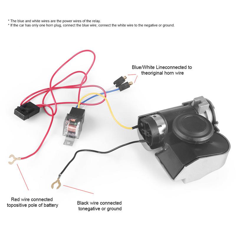 150DB Super Loud Car Horn 12V Train Sound Air Horns With Relay for Motorcycle Train Horns for Motorbike Truck Boat Pickup