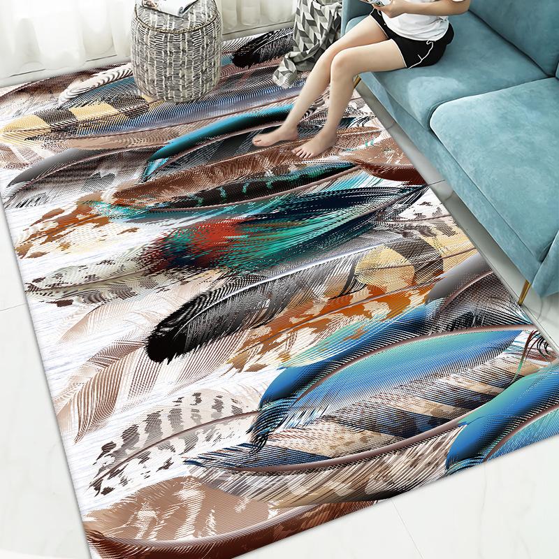 Nordic Simple Carpet Living Room Coffee Table Large Carpet Anti-Slip Bedroom Bedside Floor Mat Home Decoration Area Rug