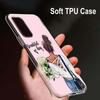 Мода для мамы и девочки для OPPO Reno7 SE 6 5 ZF 4G 5G Find X2 X3 Neo Lite Pro Plus Прозрачный мягкий чехол для телефона Coque