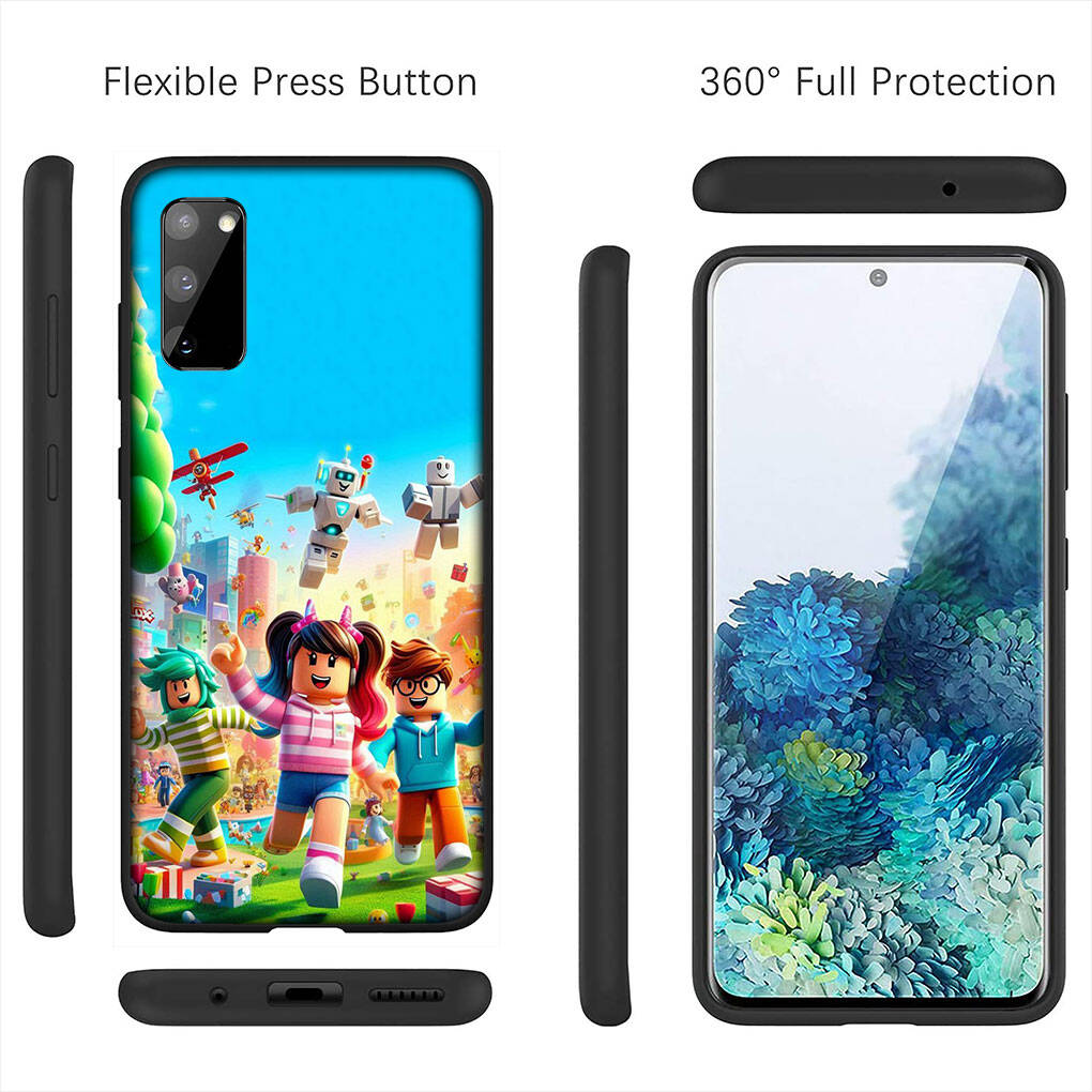 Для Motorola Moto Edge 70 60 50 G54 G24 G15 G86 Samsung Galaxy S25 iPhone 17 16 15 Xiaomi Redmi Note 14 13 Pro Max Чехол для телефона Мультяшный R-Robloxs Чехол