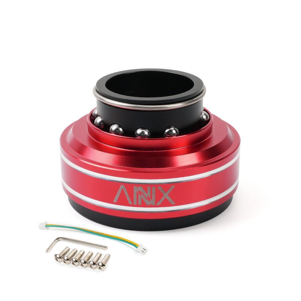 70mm CNC Aluminum Alloy Quick Release Steering Wheel Kit Compatible with M8 Force Feedback Base for Sim Racing