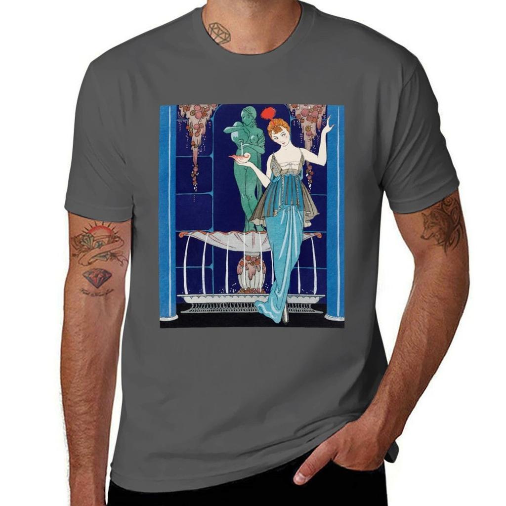 La Fontaine De Coquillages Robe Du Soir De Paquin Fashion Illustration Tshirt Halloween Theme Tshirt