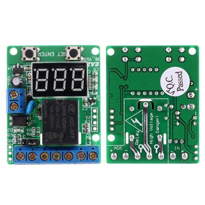 DC 12V Обнаружение напряжения зарядки Монитор разряда Тестовый релейный переключатель Модуль платы управления