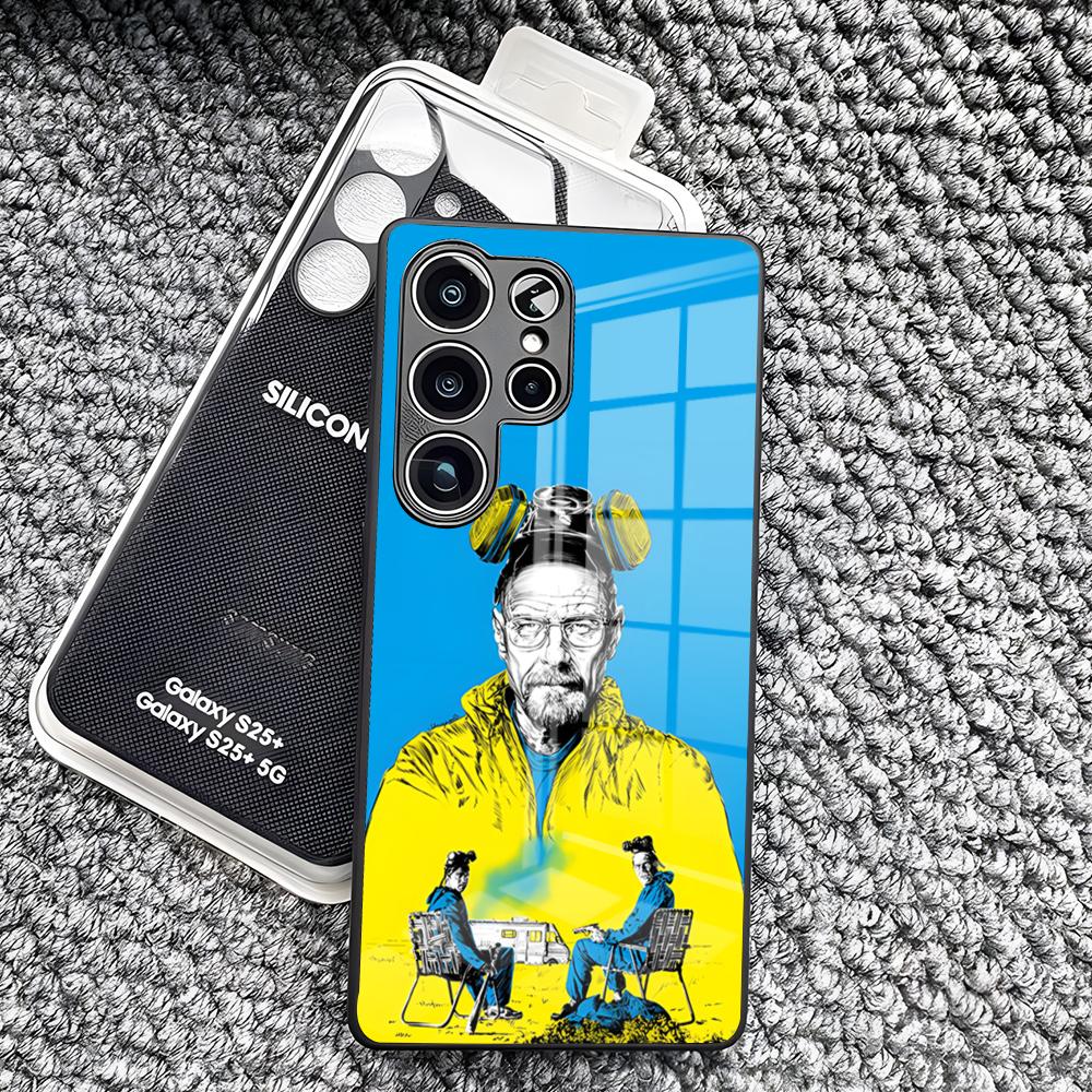 B-Breaking Bad H-Heisenberg-es Phone Case For Samsung S26 Ultra S25 Edge Ultra S23 S22 S21 S20 Ultra Plus S24 Fe A25 Glass Cove
