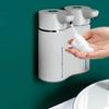 USB Rechargeable Double-Head Soap Dispenser Wall-Mounted Disinfectant Distributor Hospital Use