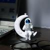 Фигурка космонавта, экспонат для домашнего декора, идолы для офисного стола, стол, игрушка космонавта для приборной панели автомобиля, чтение на Луне, подарки