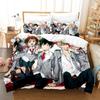 My Hero Academia Bedding Set Single Twin Full Queen King Size Kawaii Bed Set Teenagers Bedroom Duvetcover Sets 3D Print 034