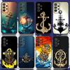 Чехол для телефона 'Якорь Парусный' для Samsung S24, S21, S22, S23, S30, Ultra, S20, Plus, Fe, Lite, Note, 10, 9, 5G Черный Мягкий Чехол