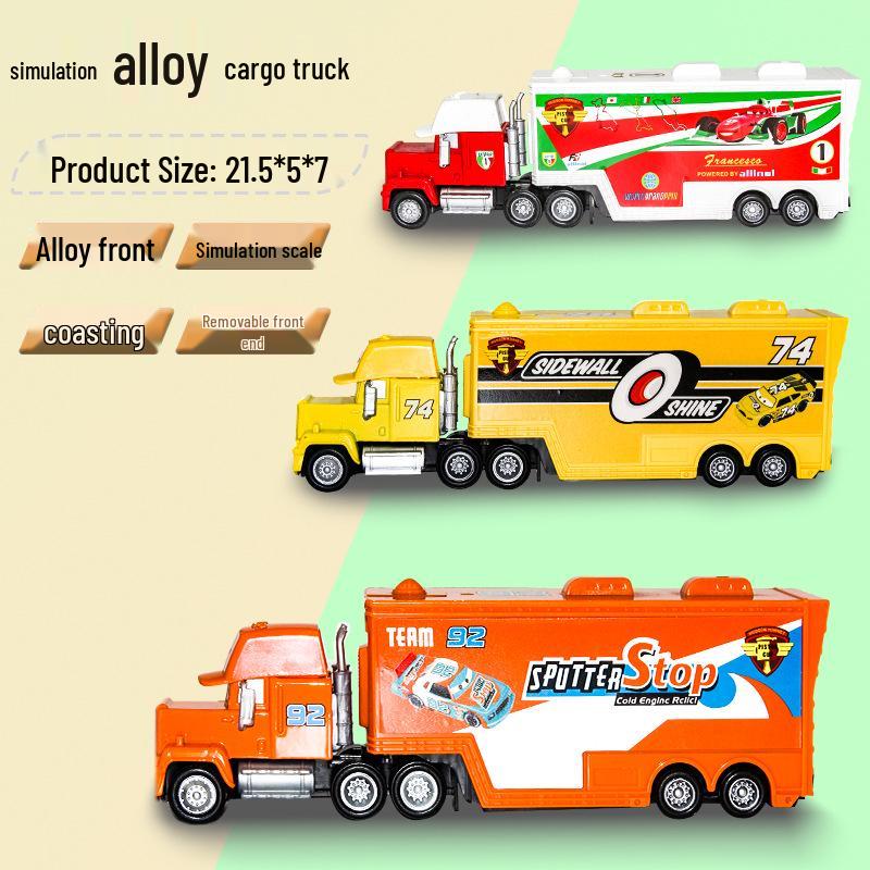 Модель контейнеровоза Дяди Мака - Набор детских игрушек из 57 деталей