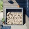 VidaXL Firewood Rack 100x40x100 Cm Galvanized Steel, Log Store, Fireplace Log Holder, Support of 850973