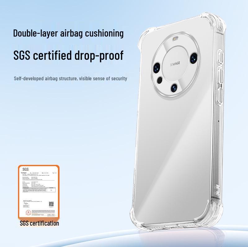 Compatible with Huawei Mate60 Transparent Airbag Phone Case: Mate60Pro/Mate60RS/Mate60Pro+