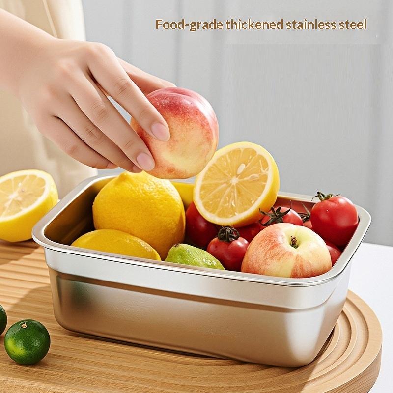 Leakproof Stainless Steel Bento Box Large Capacity Microwave Safe Portable Lunch Box Food Storage Container