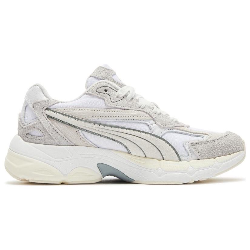 Puma Кеды Teveris Nitro из состаренной кожи, повседневные, унисекс, белые, серые, 390033-03