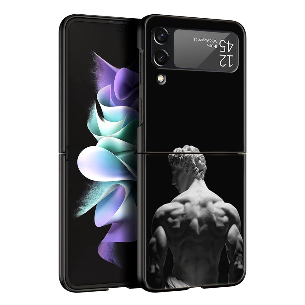 Древнегреческая скульптура Чехол для телефона Samsung Galaxy Z Flip3 Flip4 Flip5 Чехол-оболочка для Z Flip 3 4 5 6 7 Жесткая складная крышка