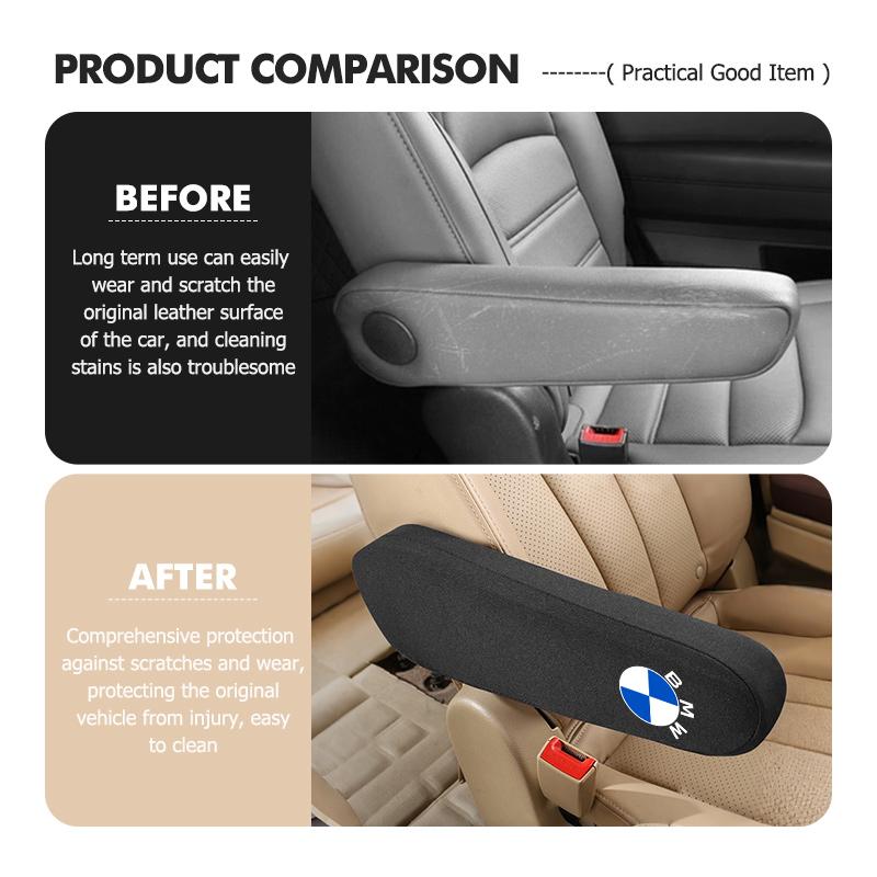 Car Armrests Cover Centre Console Front Seat Armrest Protector For BMW M3 M5 X3 E93 F10 F20 F30 F40 F15 F25 F26 F31 F49 F86 FE9