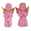 Angel Girl & Wings Boy Sttaue for Home Décor Showpiece | Fairy Girl Statue for Home Décor Items (Girl & Boy, Set of 2)