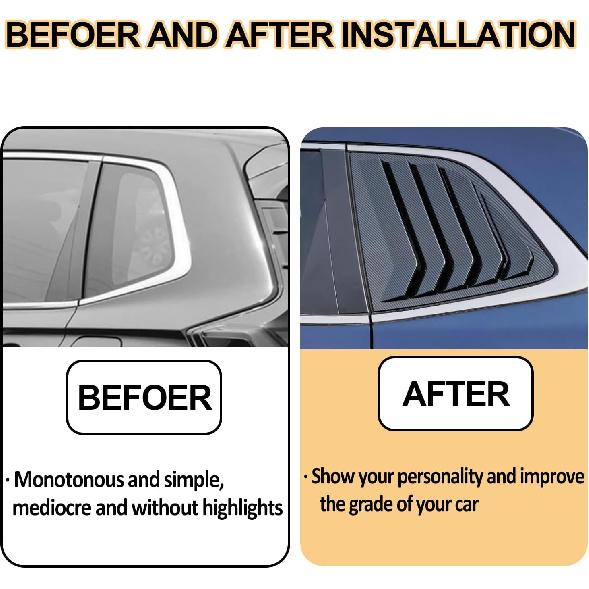 Window Louvers Fits for Honda CRV 2023 2024 2025 Accessories Rear Side Window Louvers Windshield Sun Shade Cover Auto Exterior Decoration Trim