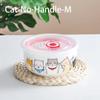 600-1100ml Rapid Ramen Bowl with Filterable Lid Ceramic Instant Noodle Bowl Dormitory Students Lunch Box Noodles Cooker Bowl