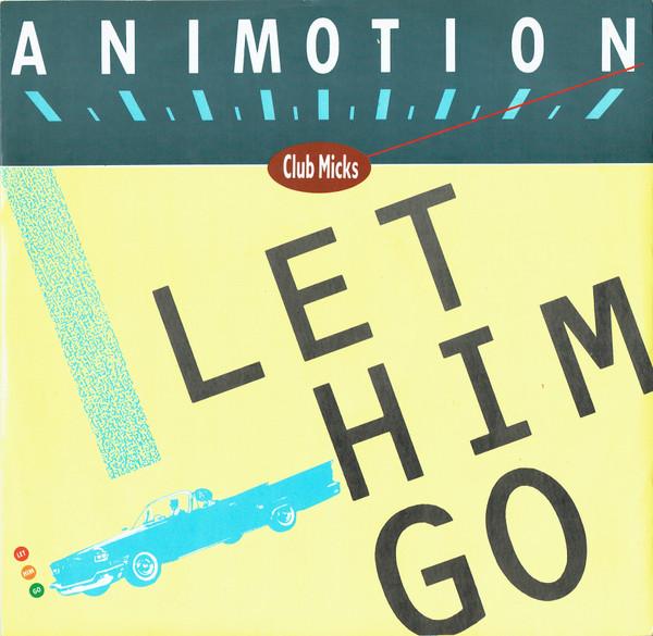 7-дюймовая пластинка ANIMOTION Let Him Go Club Micks PH36 Mercury 1985 Великобритания Танцевальная Электроника Б/у