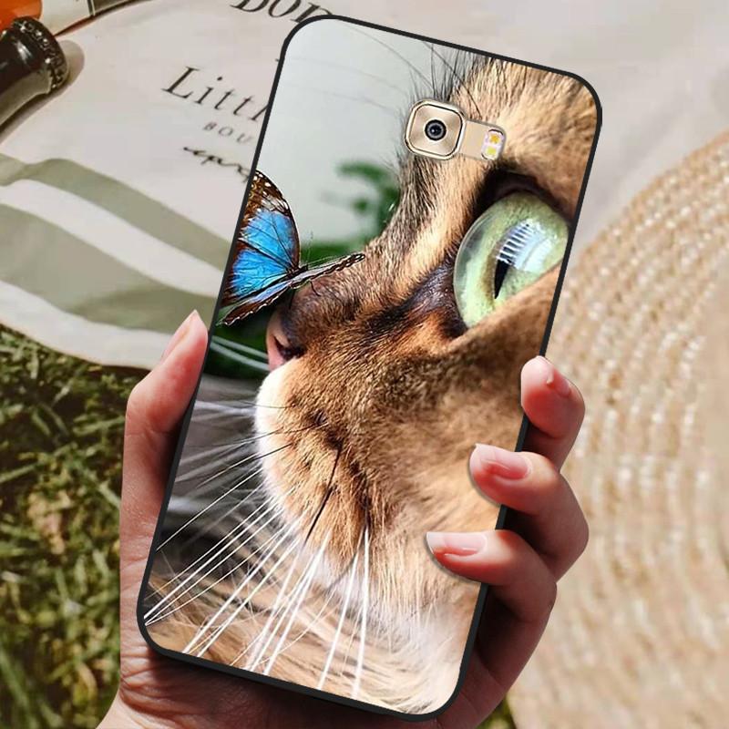 Чехол для Samsung C7 Pro Силиконовый Мягкий ТПУ Чехол для Телефона для Samsung Galaxy C9 Pro Чехол Бампер для Galaxy C7 Pro C7Pro C 7 Capa