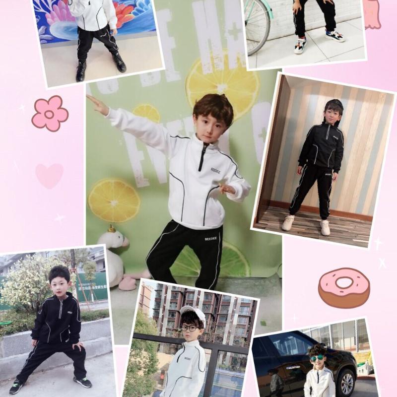 Мальчик свитер весна осень костюм весна новый средний и большой детский комплект из двух предметов