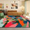 Современный декоративный ковер в абстрактном стиле для гостиной, большого размера, мягкий, художественный, для украшения спальни, ковер, легкая чистка, коврик под диван, для журнального столика
