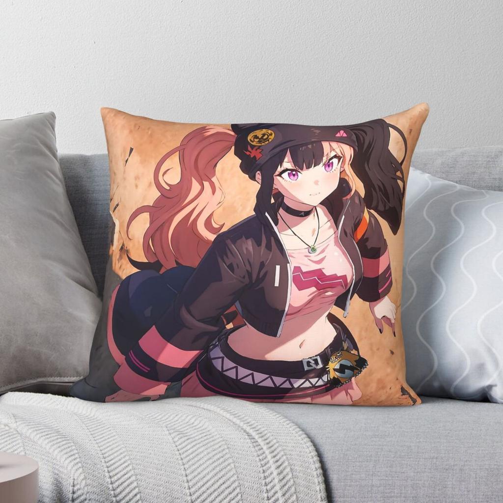 Palworld Game Zoe Square Pillowcase Polyester Linen Velvet Pattern Zip Decor Home Cushion Cover