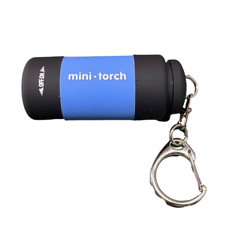 Супер Яркий Мини Фонарик USB Перезаряжаемый Карманный Брелок Маленький Фонарик