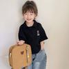 Bear Children School Bag Square Cute Shoulder Bag Personality Cartoon Backpack  Gift
