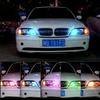 Автомобильные сигнальные огни T10 w5w, светодиодные лампы 12 В, автоматическое внутреннее освещение w5w T10, светодиодные лампы для автомобиля, RGB с дистанционным управлением, 12 В