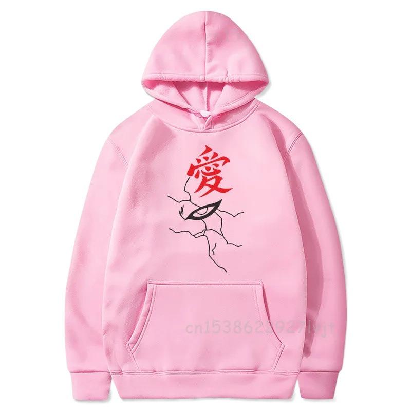 Японская анимация Гаара Худи Мужское и Женское Харадзюку Пуловер Уличная Одежда Унисекс Осень Зима Плюшевый Брендовый Свитер