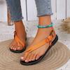 Women Sandals  New Summer Shoes for Women Open Toe Casual  Flip Flops Woman Sandals Buckle Strap Soft Bottom Ladies Shoes