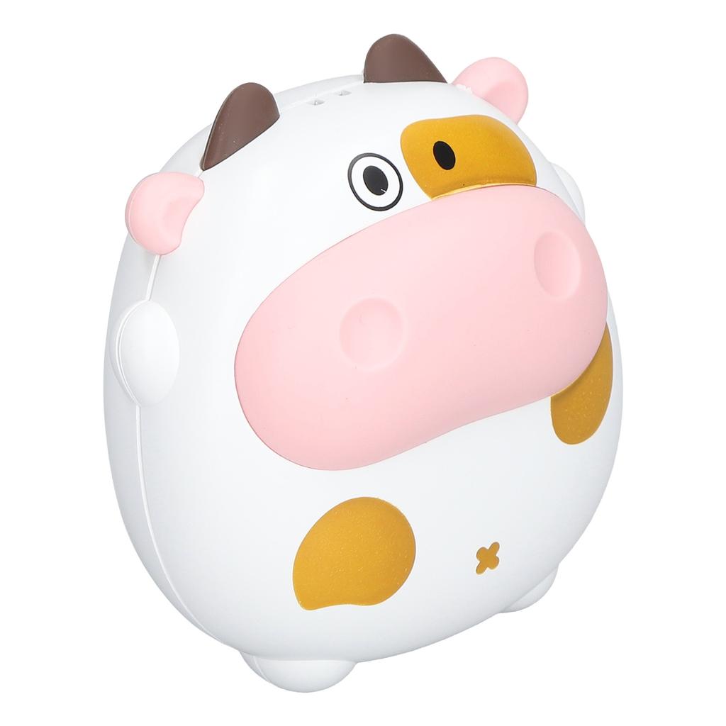 Грелка для рук с 2 уровнями регулировки температуры, зарядка через USB, мини-грелка для рук в форме мультяшной коровы