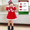 Детский костюм Санта-Клауса на Рождество - Наряд для переодевания для мальчиков и девочек