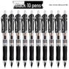 MG Morning Click Neutral Pen - Black, Quick-Dry, Smooth for Exams, Junior High Students, Signature Writing, 0.35mm Refill