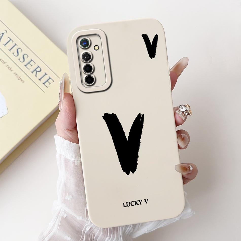 Чехол для телефона Realme X2 XT со счастливой начальной буквой Для Realme XT X2 Мягкий силиконовый противоударный чехол