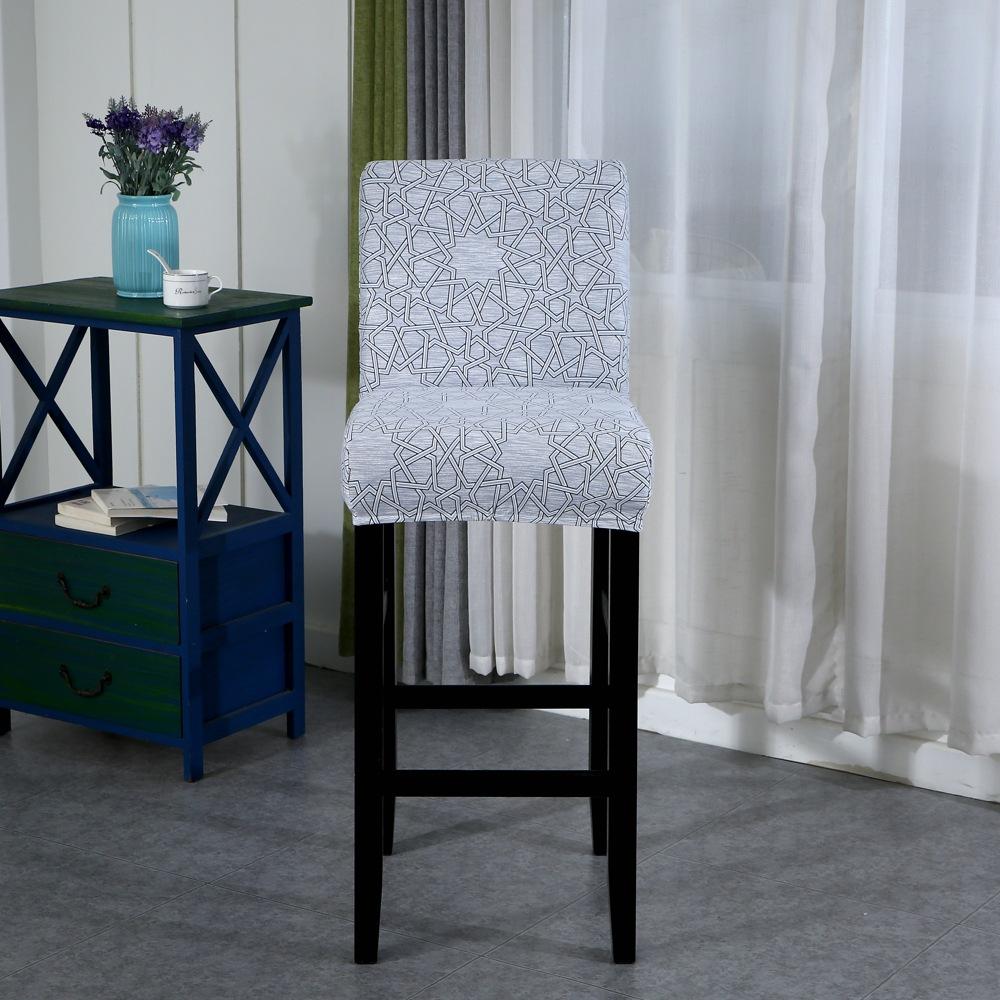 Антигрязный высокий табурет, чехол для барного стула, эластичный чехол для стойки, чехол для стула для банкета, столовой, кухни, защита для барного стула Housse De Chaise