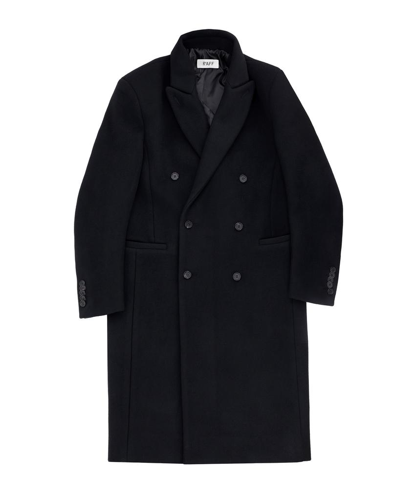 Sundayoffclub Strap Wool-Padded Coat - Black