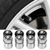 SSOE5 New Car Tire Valve Cap Tyre Valve Stem Covers For Skoda Rapid Fabia Octavia Roomster Yeti Superb RS Scala VII Kodiaq Karop Kamiq