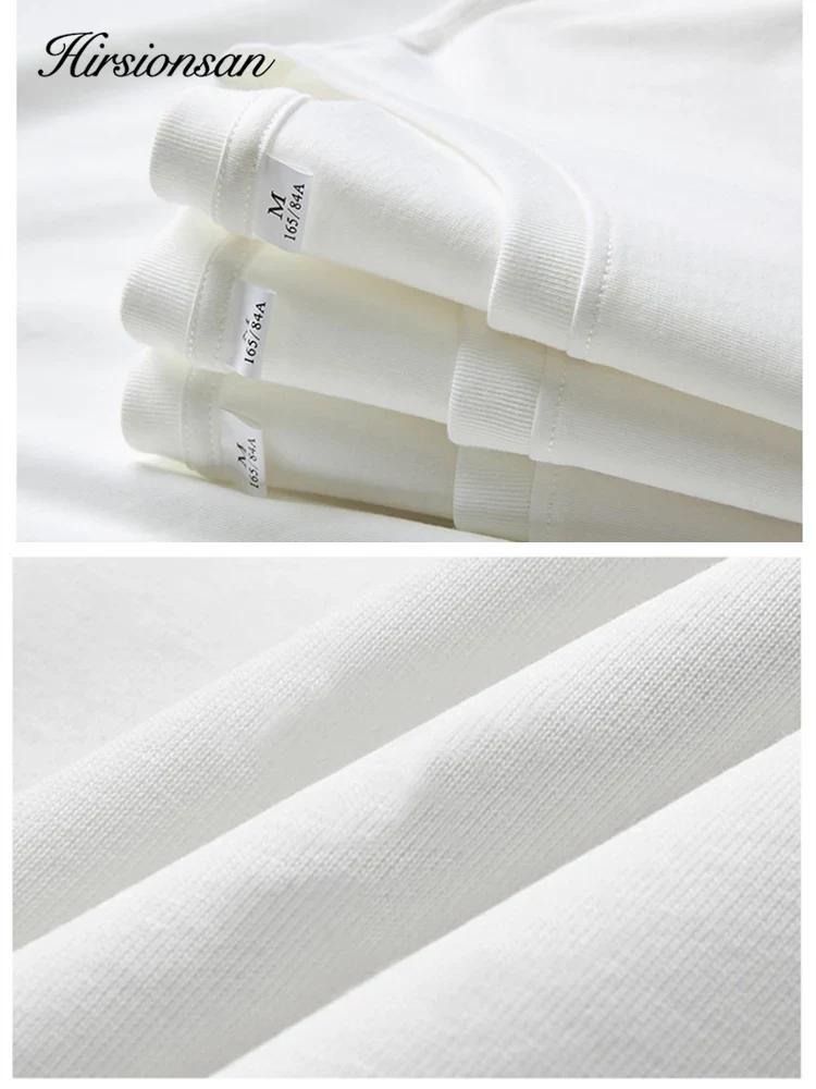 Hirsionsan 100% Cotton Graphic Print T Shirt Women 2024 Summer New Basic Vintage Tee Casual Loose Chic O Neck Female Couple Tops