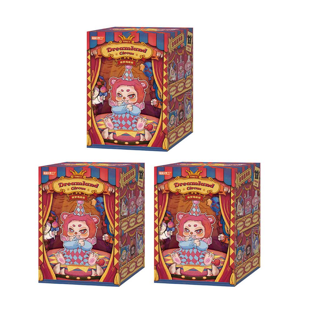 Последняя коллекция Cino Dreamland Circus Линия Таймшер Кавайи Материал Поливинилхлорид Плюшевый Слепой Кейс Очаровательная Фигурка Девочка Подвеска Украшение