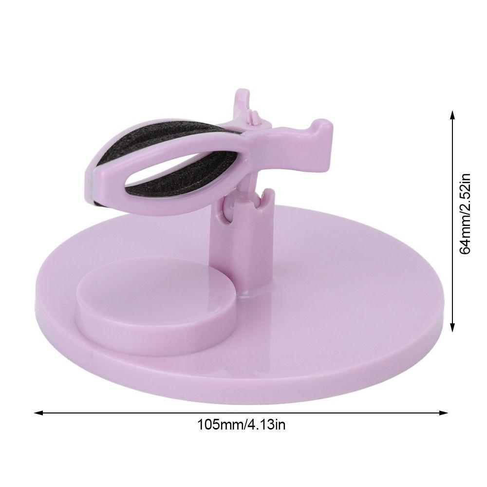 Anti-Fall Stable Base Tilted Nail Polish Stand Ideal For Home Diy Manicure Use