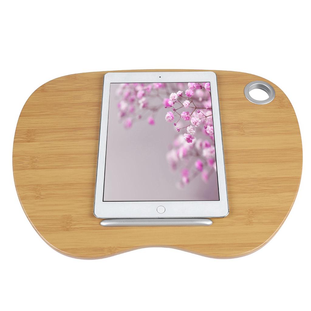 Laptop Lap Desk Portable Pillow Cushion Tray Bed Notebook Home Office ( Gray)