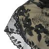 Triangle Scarf Lace Satin Shawl Scarf Hollow Embroidery Flower Pattern Beach Sun Protection Shawl Women