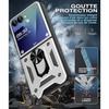 Coque de protection - BOOLING - pour Samsung Galaxy Z Flip 7 - Antichoc - Argenté - 2 Verres Trempés