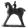 Abstract Figure Horse Sculpture Decorative Figurine Art Crafts Modern Statue Tabletop Ornament for