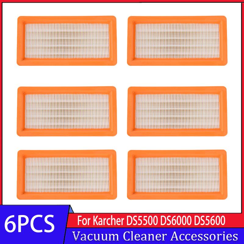 Washable Dust Hepa Filter for KARCHER DS5500 DS6000 DS5600 DS5800 Robot Vacuum Cleaner Parts for Karcher 6.414-631.0 Filters